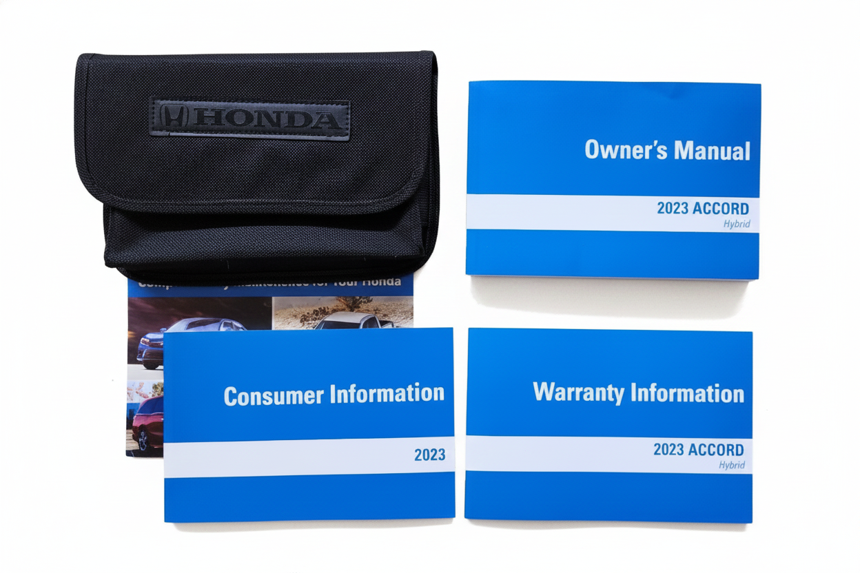 2023 Honda Accord Hybrid Owners Manual Complete Set
