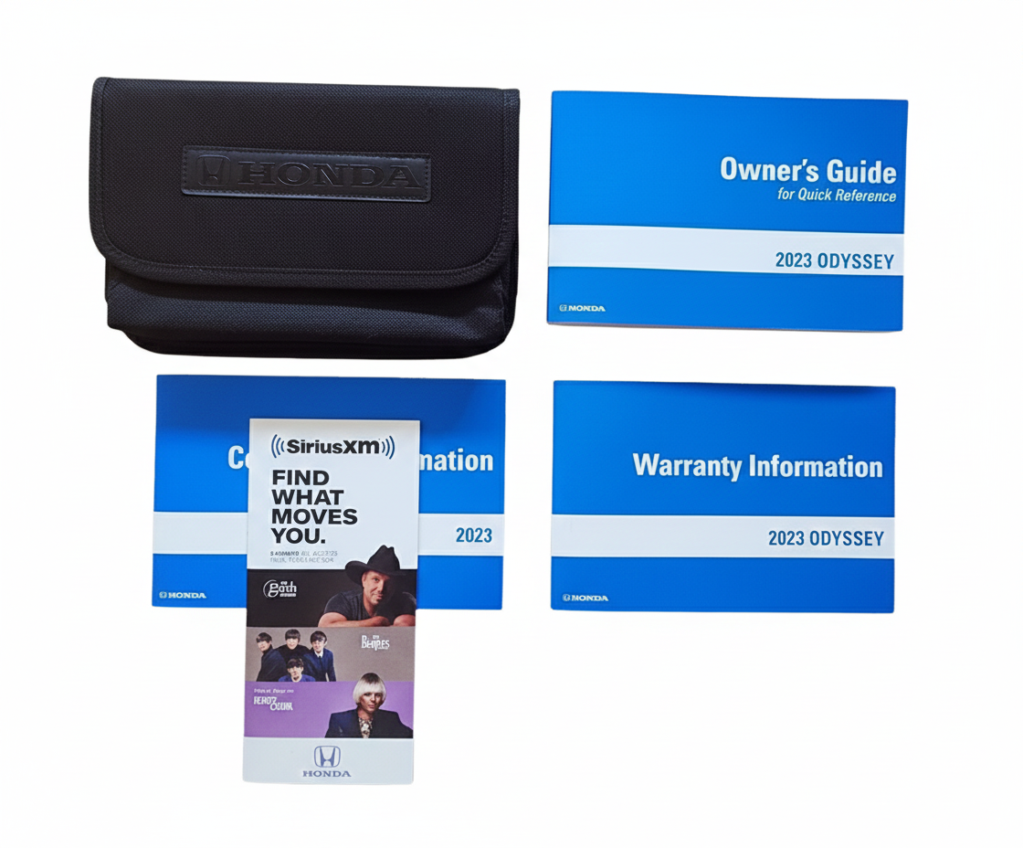 2023 Honda Odyssey Owners Manual Complete Set