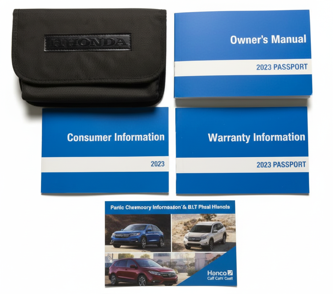 2023 Honda Passport Owners Manual Complete Set