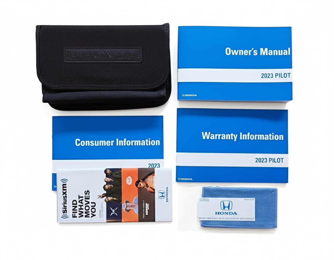 2023 Honda Pilot Owners Manual Complete Set
