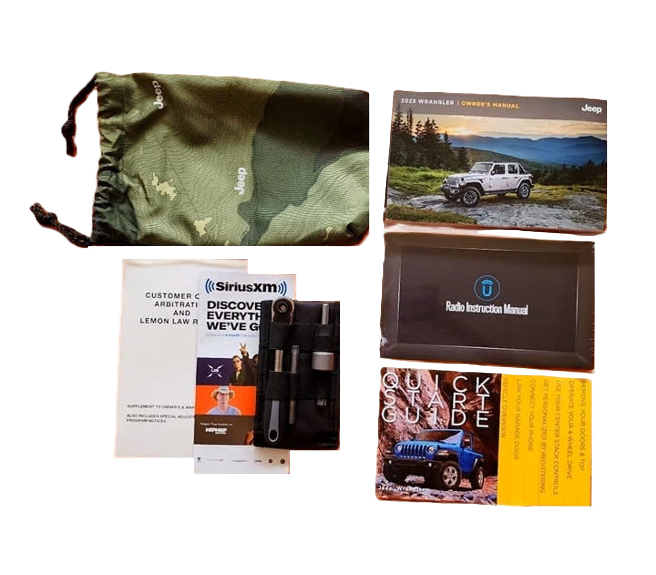 2023 Jeep Wrangler Owners Manual Factory Complete Set