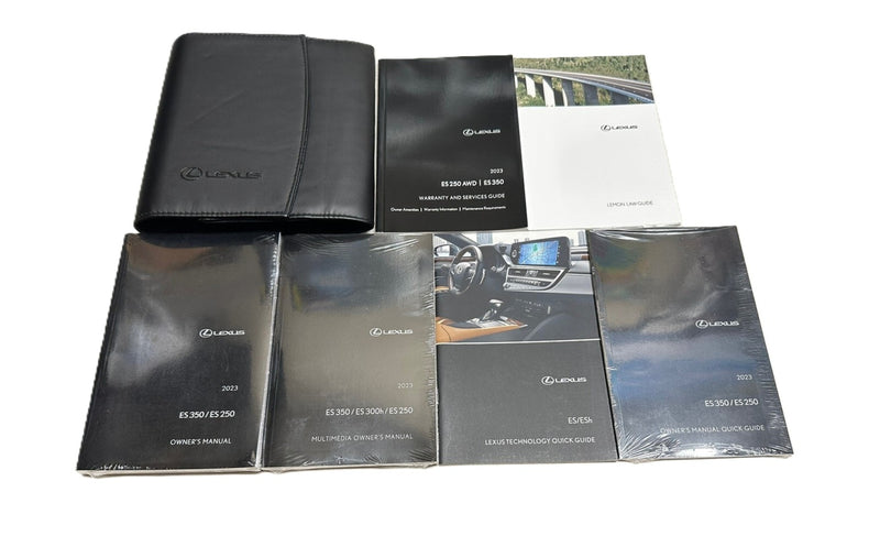 2023 Lexus ES 350 Owner’s Manual Complete Factory Set