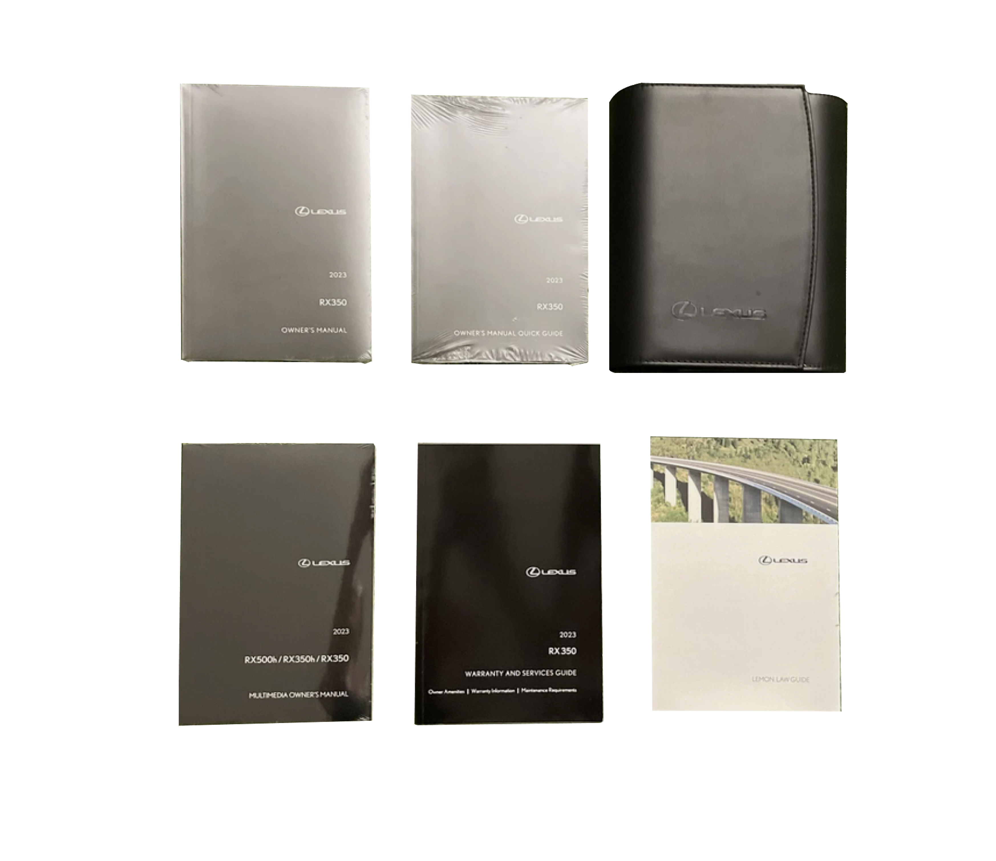 2023 Lexus RX350 RX 350 Owners Manual Factory Complete Set