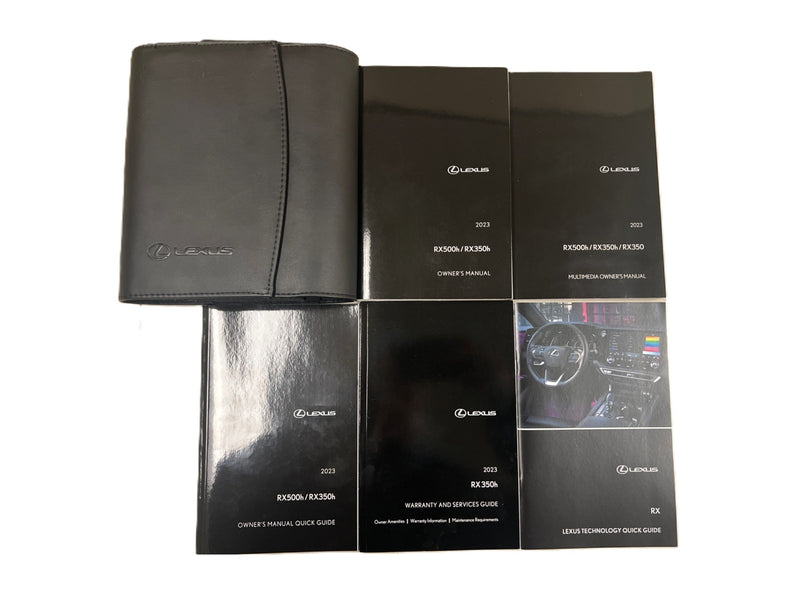 2023 Lexus RX350h RX 350h Owners Manual Factory Complete Set