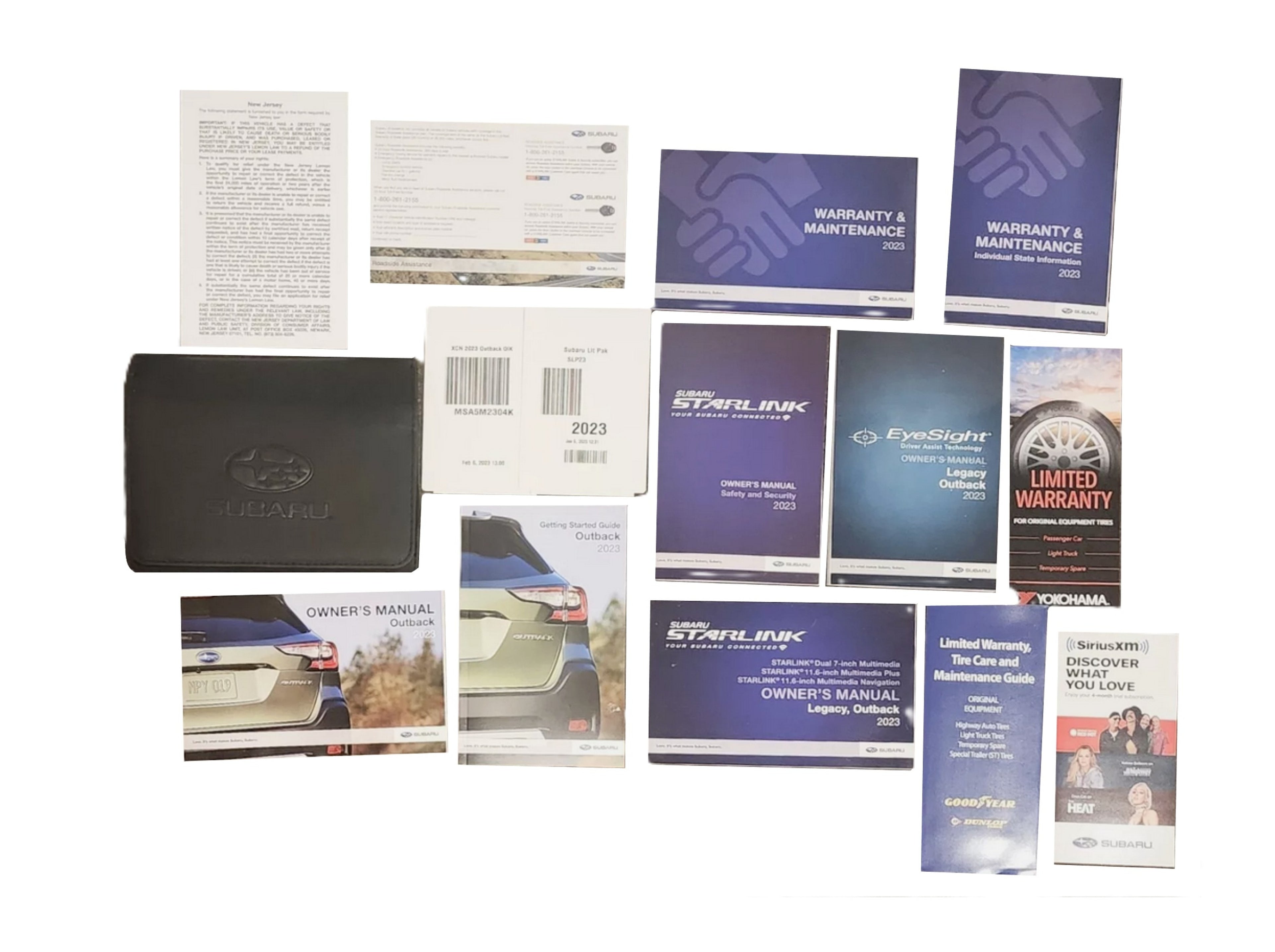 2023 Subaru Outback Owners Manual Complete Set