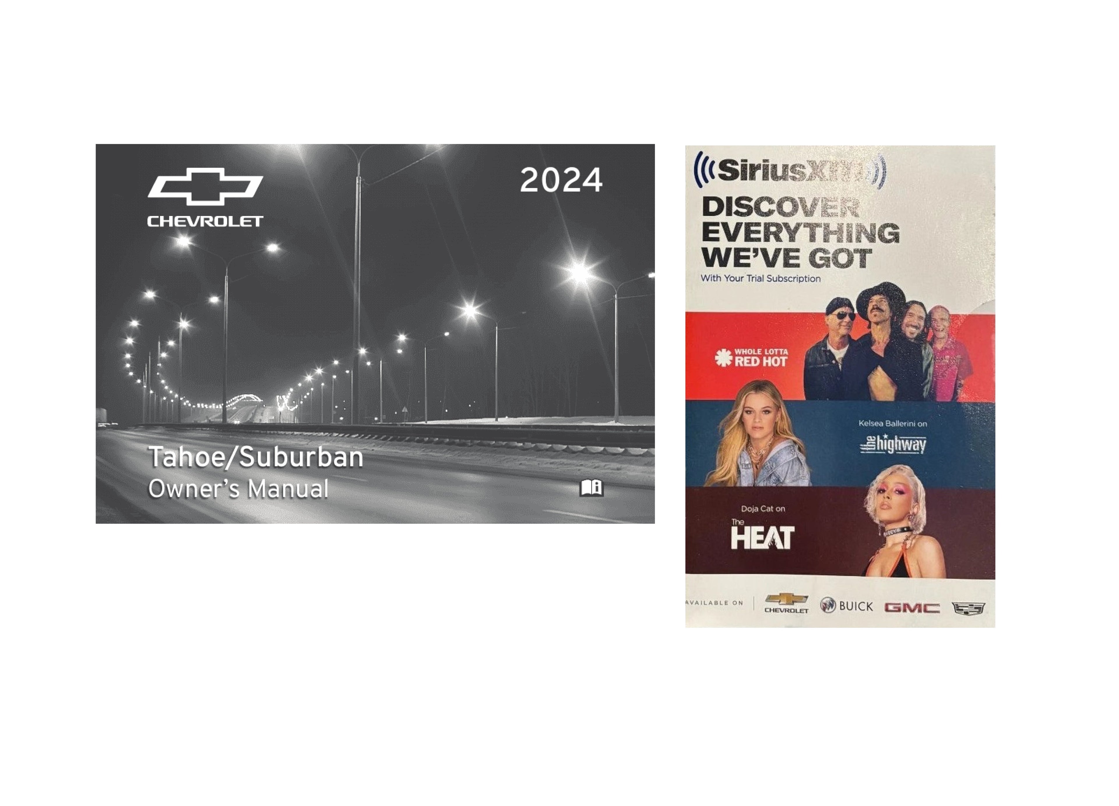 2024 Chevrolet Tahoe / Suburban Owners Manual Complete Factory Set - OEM