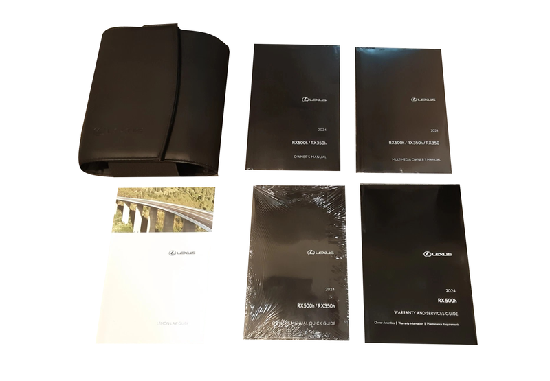 2024 Lexus RX350h RX 350h Owners Manual Factory Complete Set
