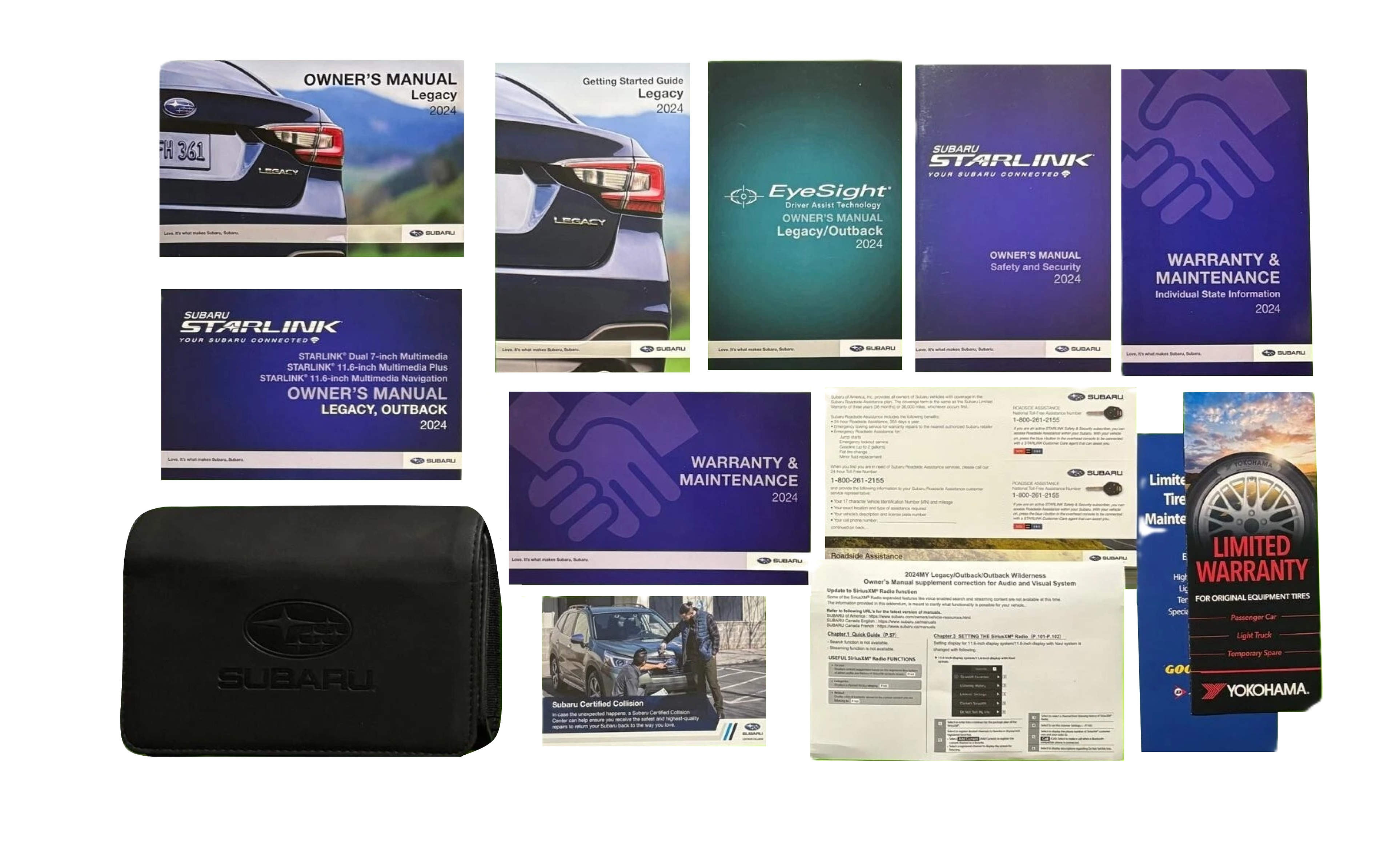 2024 Subaru Legacy Owners Manual Complete Set