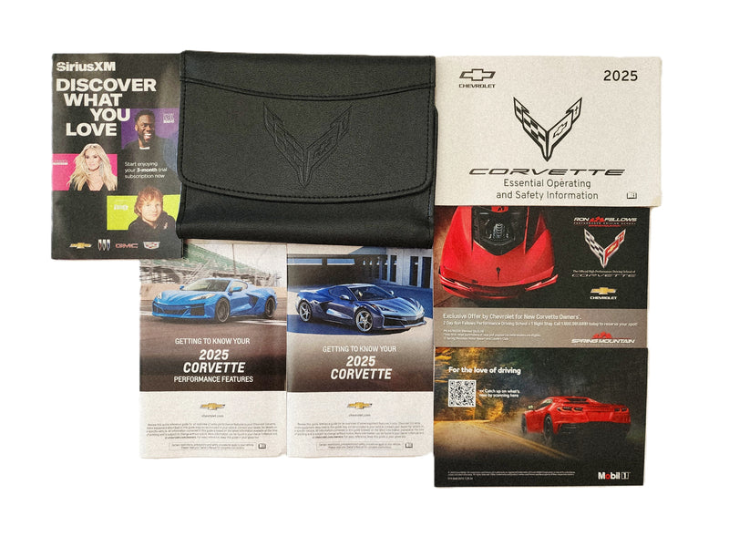 2025 Chevrolet Corvette Owners Manual Complete Factory Set