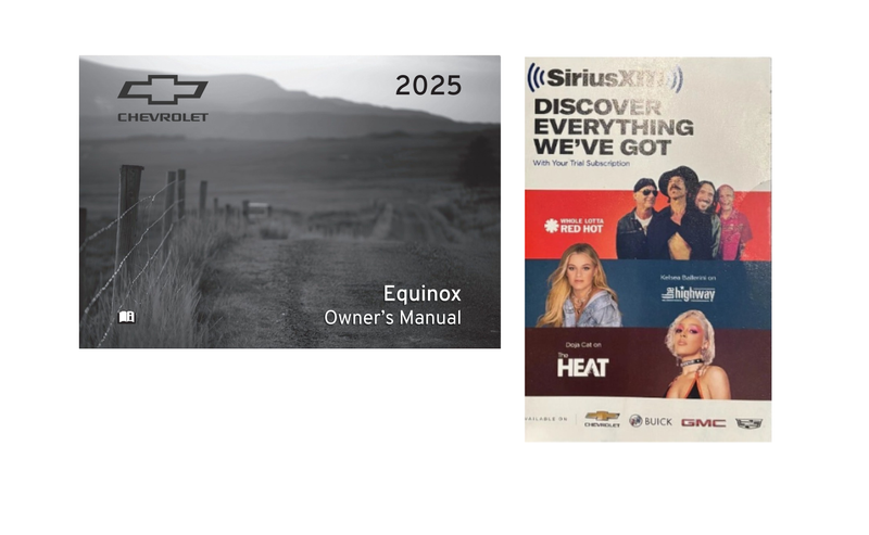 2025 Chevrolet Equinox Owners Manual Complete Factory Set - OEM
