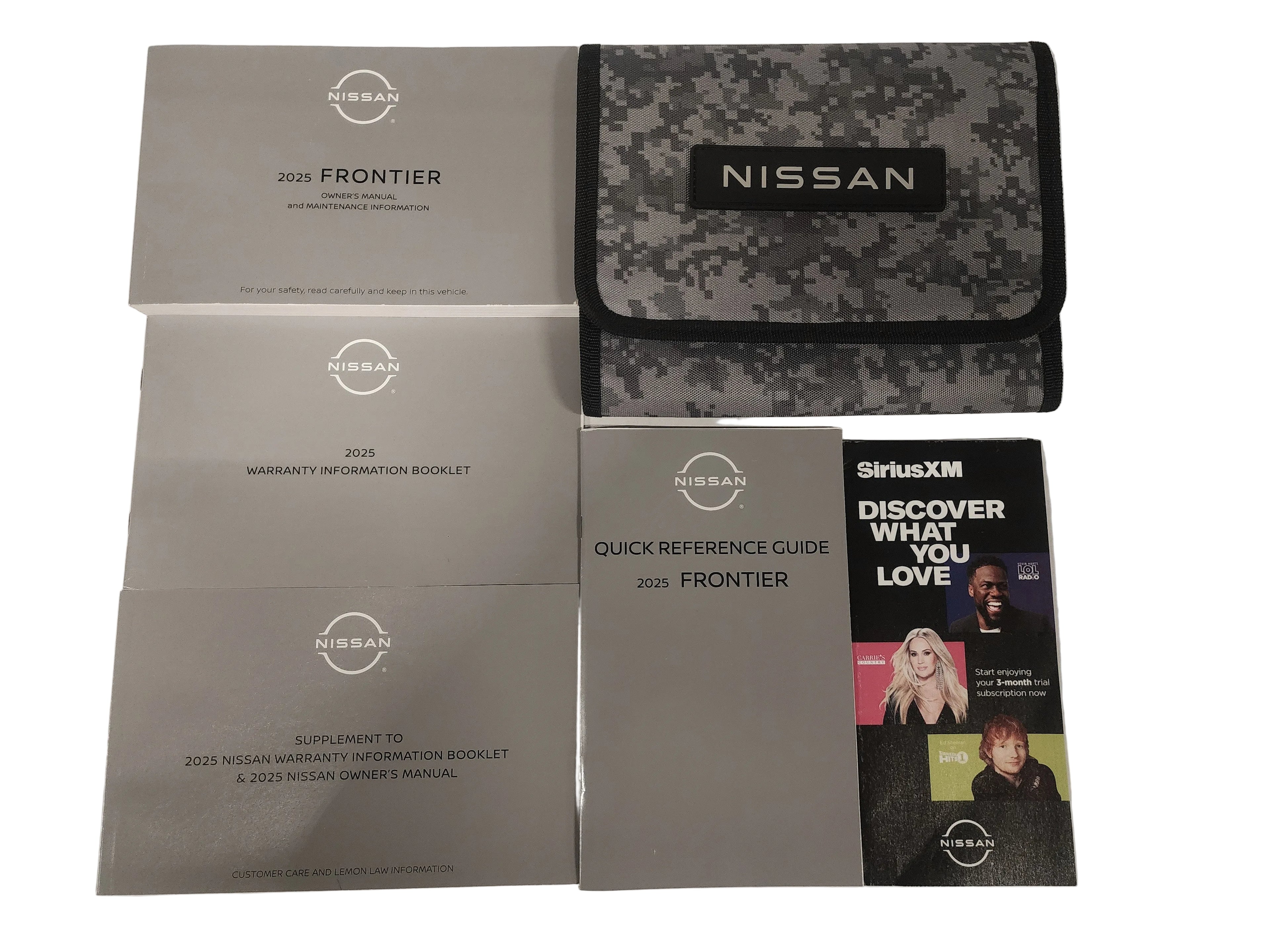 2025 Nissan Frontier Owners Manual Complete Set
