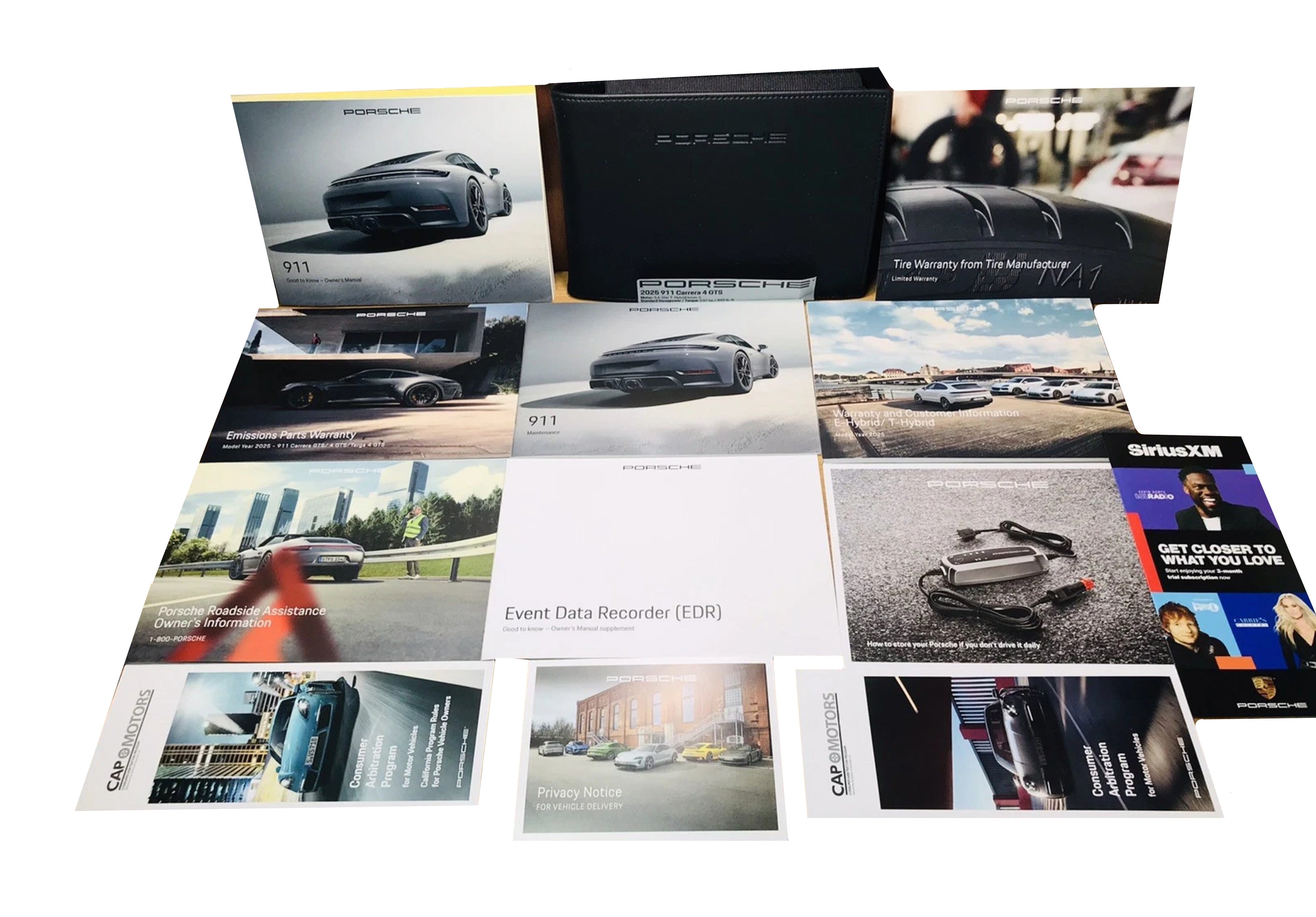 2025 Porsche 911 Owners Manual Complete Factory Set OEM