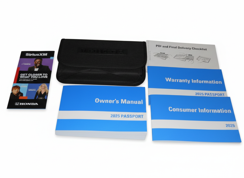 2025 Honda Passport Owners Manual Complete Set