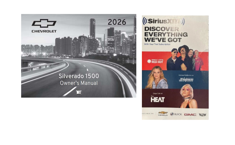 2026 Chevrolet Silverado 1500 Owners Manual Factory Set