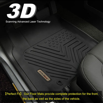 3D Floor Mats Liners for 2013-2018 Dodge Ram 1500 2500 3500 Crew Cab All-Weather