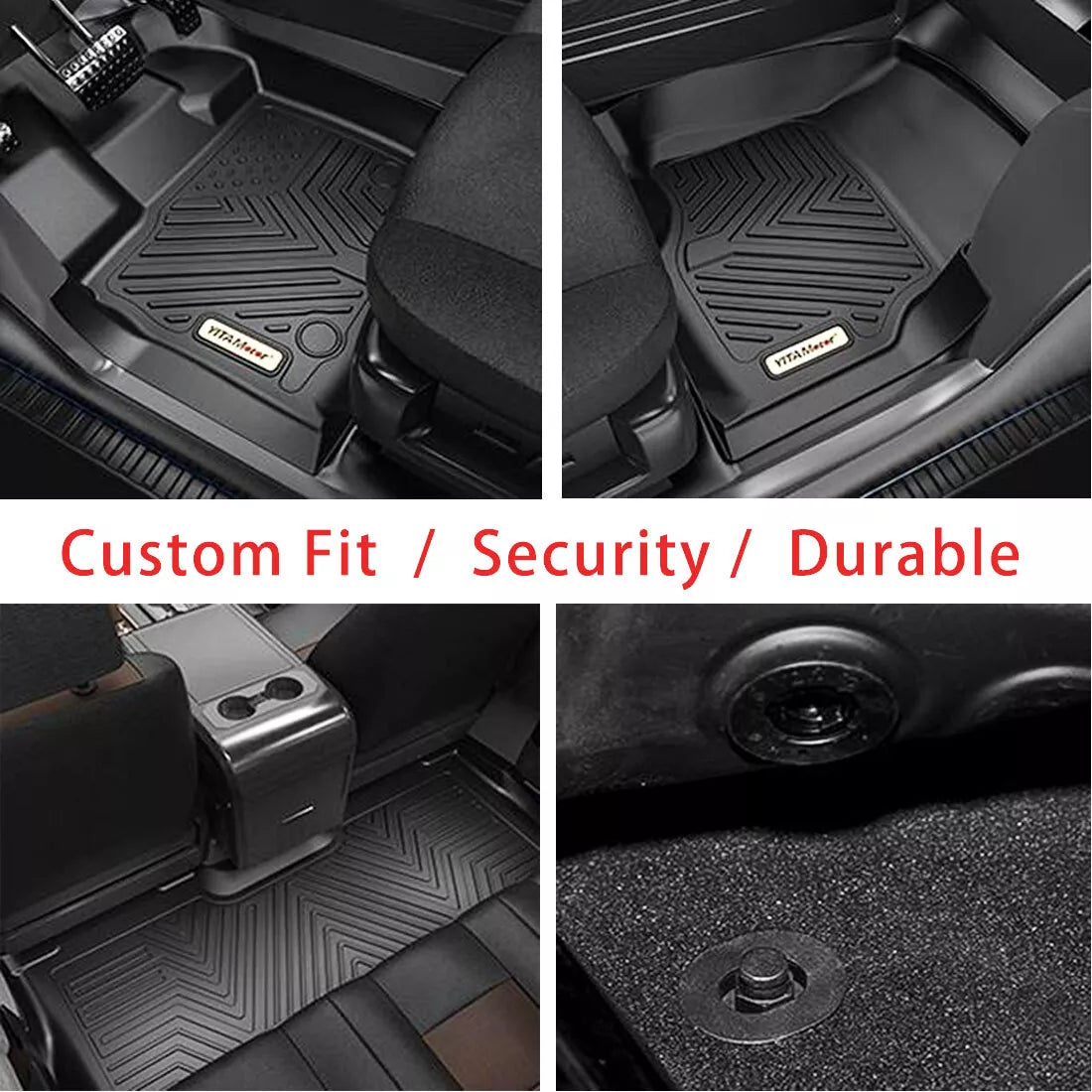 3D Floor Mats for 2020-2023 Hyundai Sonata & 2021-2023 Kia K5 FWD Only Floor Liner