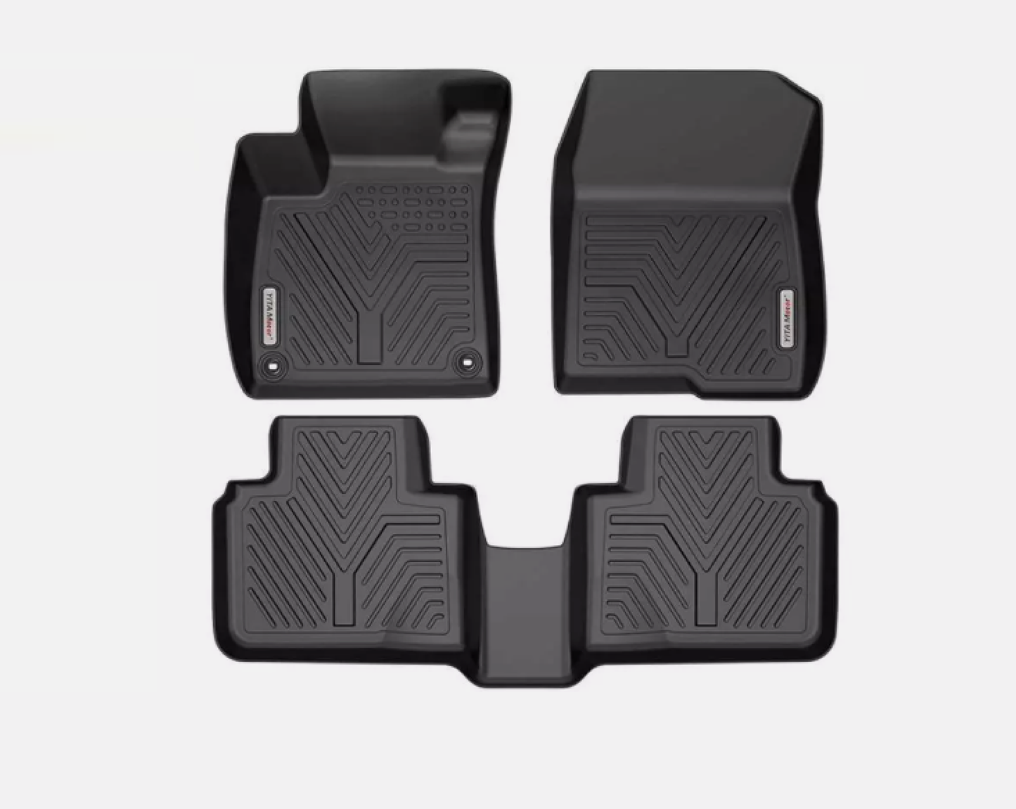 3D Waterproof Floor Mats for 2018-2022 Honda Accord Sedan All-Weather 3-Piece Set