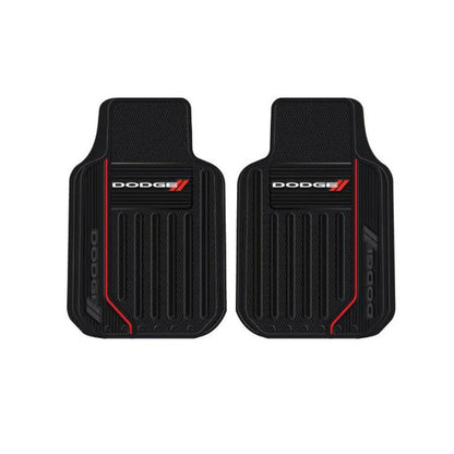 4pc DODGE Elite Front & Back Heavy Duty All-Weather Rubber Floor Mats Set