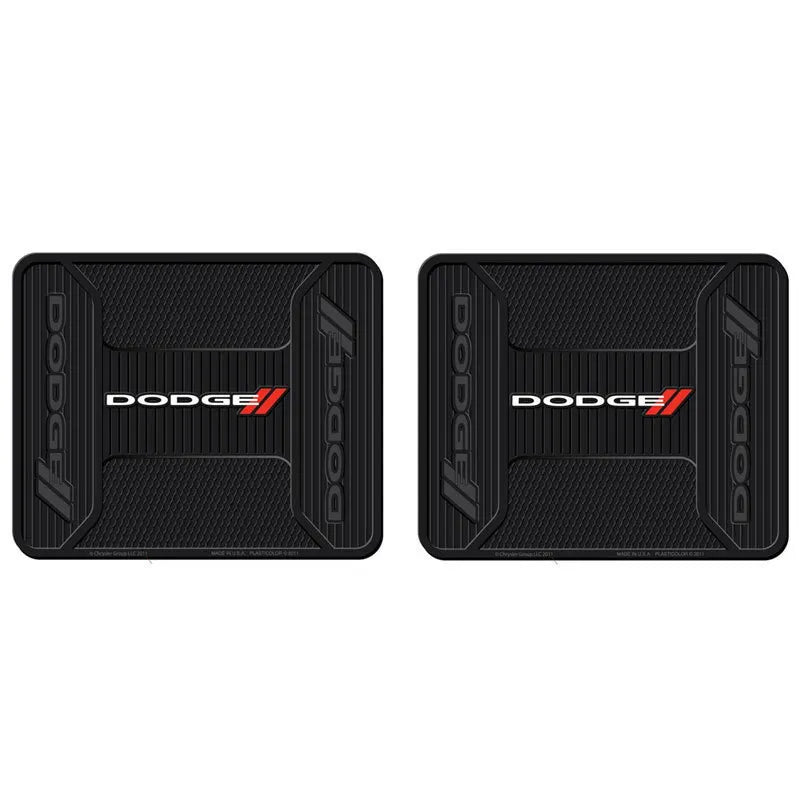 4pc DODGE Elite Front & Back Heavy Duty All-Weather Rubber Floor Mats Set