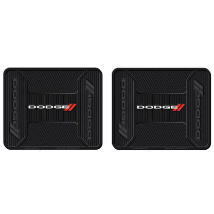 4pc DODGE Elite Front & Back Heavy Duty All-Weather Rubber Floor Mats Set