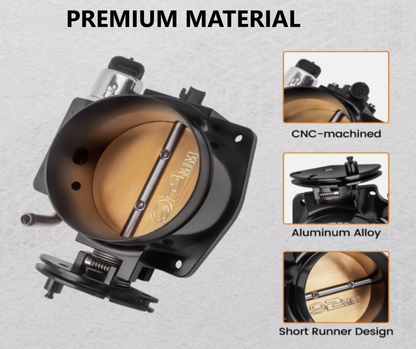 92mm Throttle Body with TPS and IAC Sensor for LSX LS LS1 LS2 and LS7 Engines