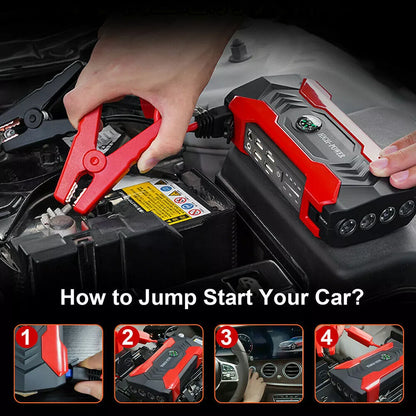 99800mAh Car Jump Starter Booster Jumper Box Power Bank Battery Charger Portable