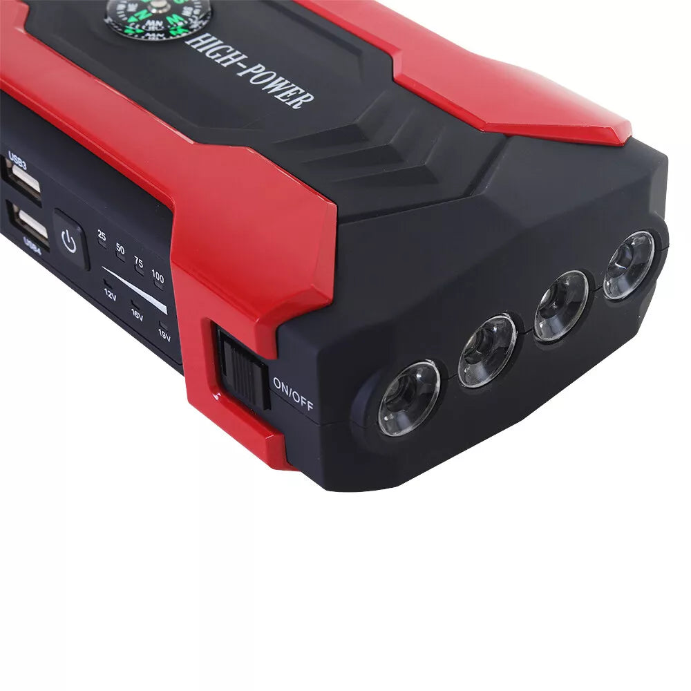 99800mAh Car Jump Starter Booster Jumper Box Power Bank Battery Charger Portable