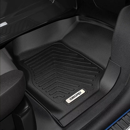 All-Weather 3-Row Floor Mats for 2016-2022 Honda Pilot 8-Passenger TPE Liner Set