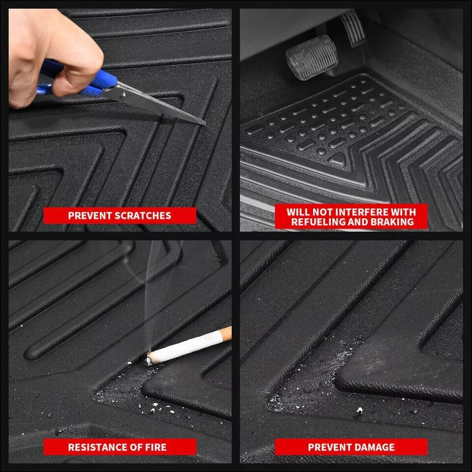 All-Weather Floor Mat Liners for 2016-2021 Honda Civic Sedan & Hatchback 4-Door Models