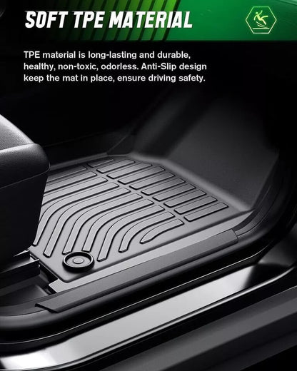 All-Weather Floor Mat Liners for 2016-2021 Honda Civic Sedan & Hatchback 4-Door Models