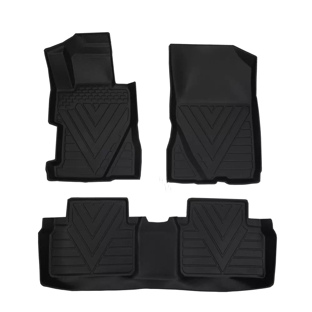 All-Weather Floor Mats for 2006-2011 Honda Civic Sedan 4-Door Front & Rear Liners