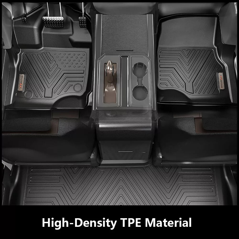 All-Weather Floor Mats for 2018-2023 Toyota Tacoma Double Cab Protection Liners for Automobiles