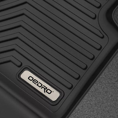 All-Weather Rubber TPE Floor Mat Liners for 2018-2024 Honda Odyssey Black Carpet