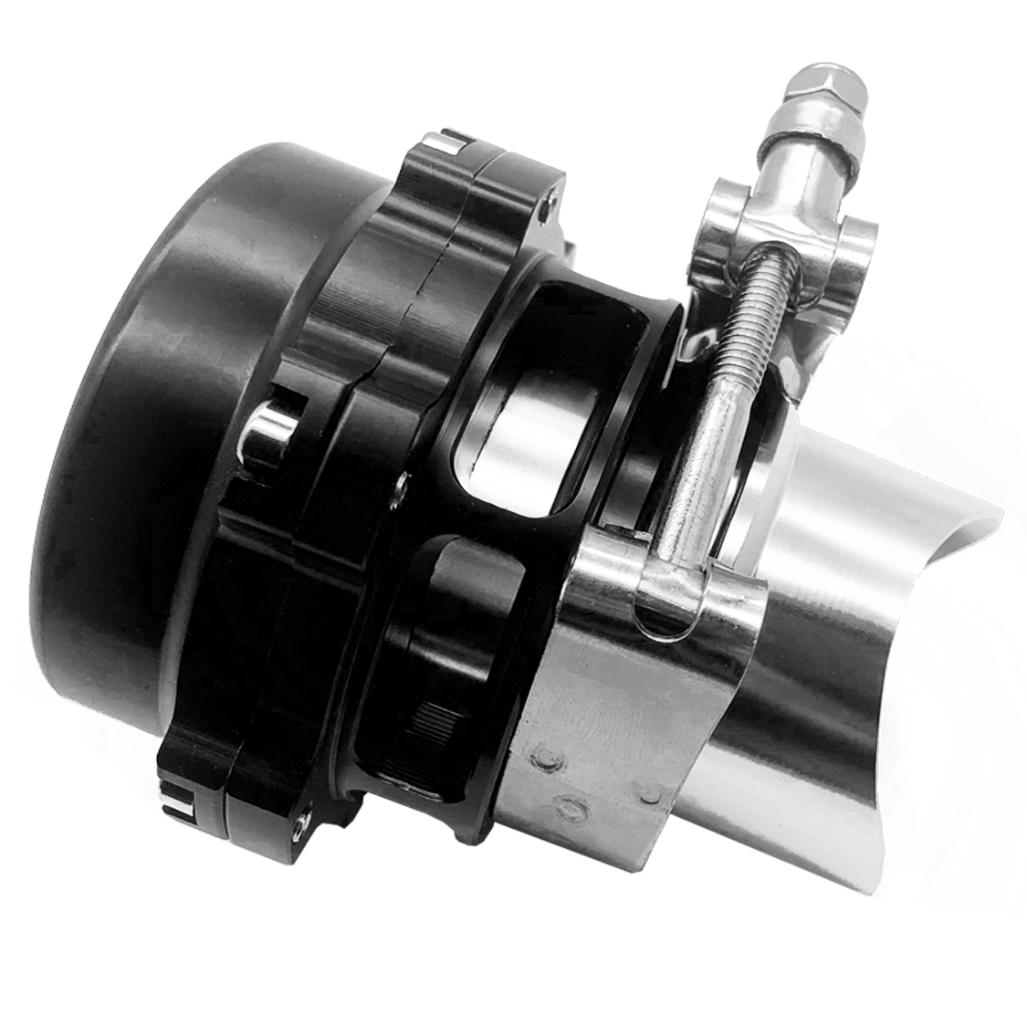 BV50 Series 50mm Blow-Off Valve (BOV) – Fits Q V-Band Flange, Black, 6 PSI Spring