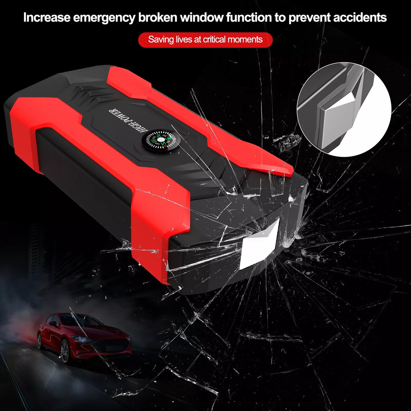 Car Jump Starter 99800mAh Booster Jumper Box Power Bank Battery Charger Portable