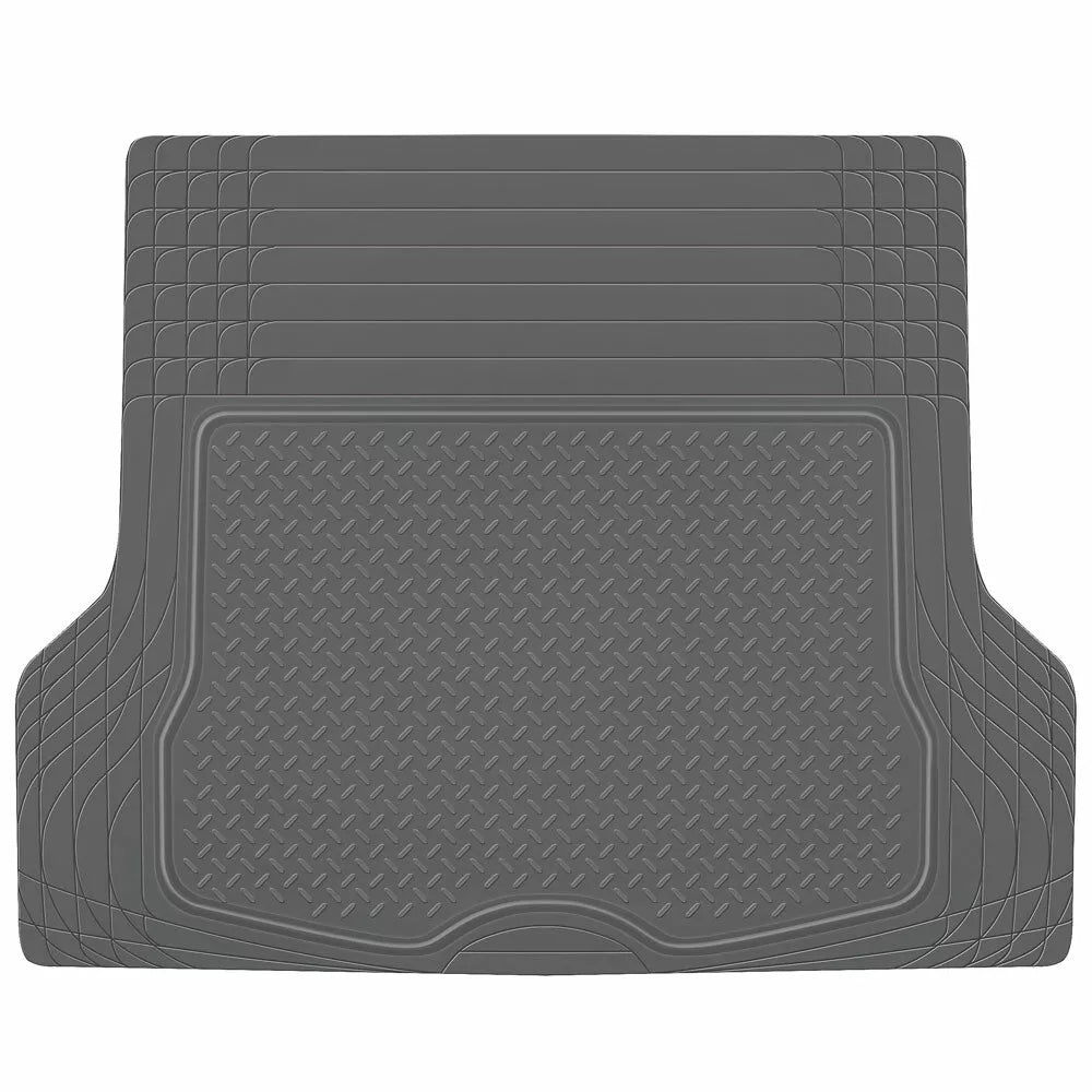 Cargo Trunk Floor Mat Liner for Car SUV Truck All-Weather Semi-Custom Fit Gray