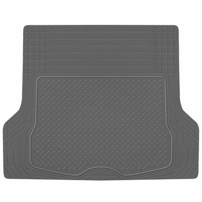 Cargo Trunk Floor Mat Liner for Car SUV Truck All-Weather Semi-Custom Fit Gray