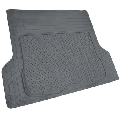 Cargo Trunk Floor Mat Liner for Car SUV Truck All-Weather Semi-Custom Fit Gray