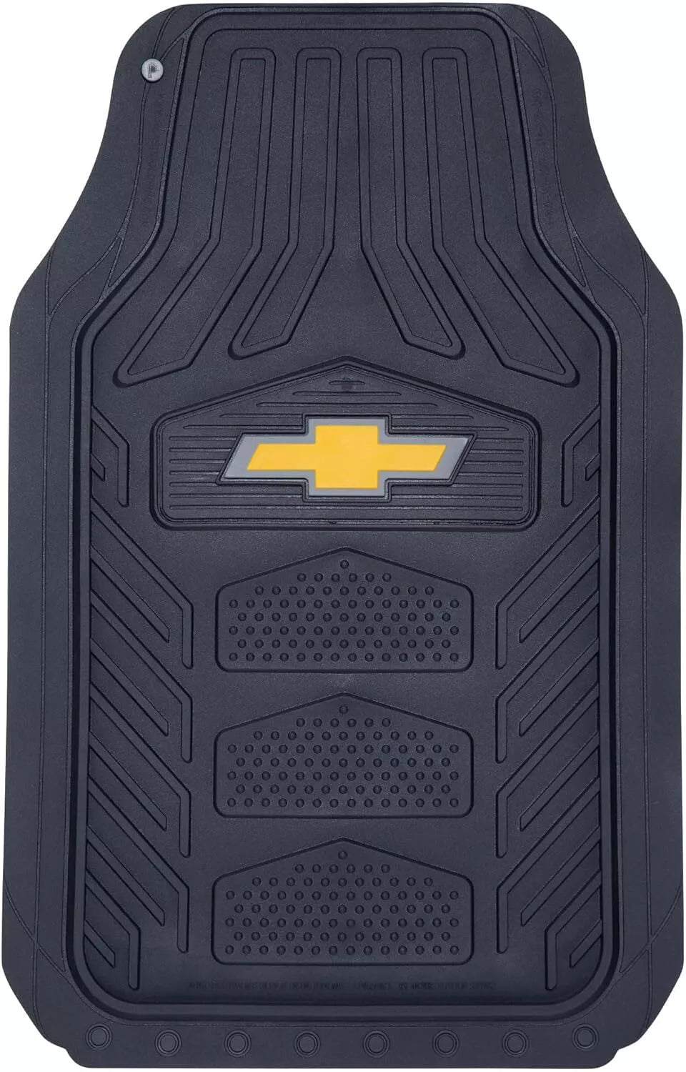 Chevy Bowtie Logo Heavy Duty Truck SUV Car All-Weather Rubber 4pc Floor Mats Set