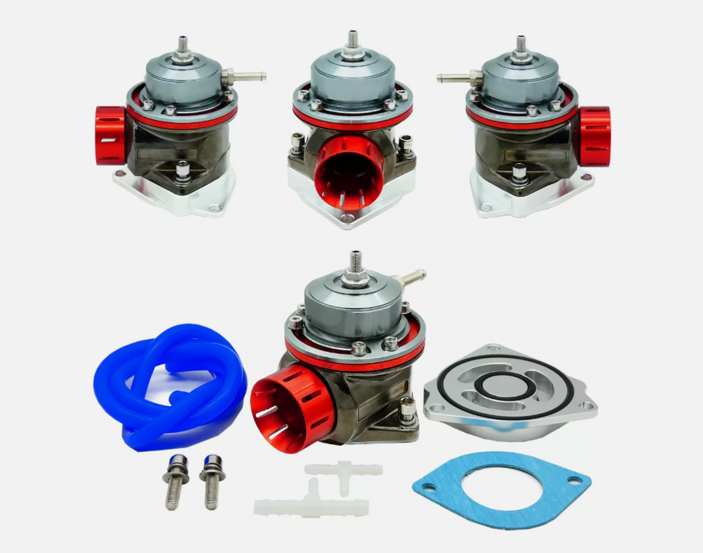 FV 40mm Red Blow-Off Valve (BOV) Kit for Honda Kia Dodge Hyundai