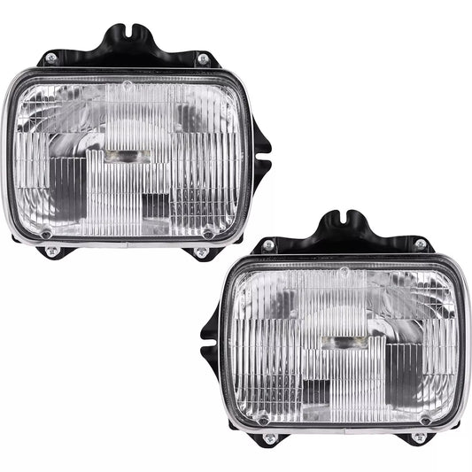 Fits 1984-1995 Toyota Pickup 4Runner Tacoma Set Headlight Assembly - Left Right Side Halogen