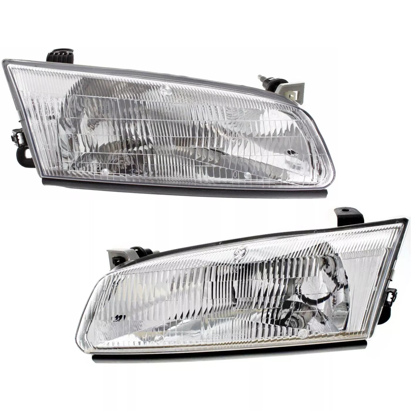 Fits 1997-1999 Toyota Camry Set Headlight Assembly - Left Right Side Halogen