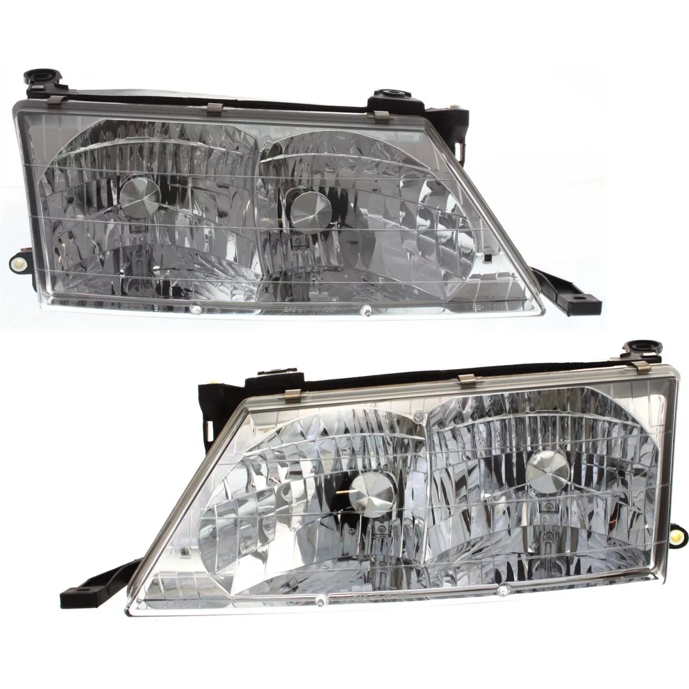 Fits 1998-1999 Toyota Avalon Set Headlight Assembly - Left Right Side Halogen With Bulb