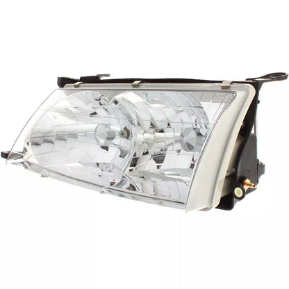 Fits 1998-1999 Toyota Avalon Set Headlight Assembly - Left Right Side Halogen With Bulb