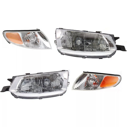 Fits 1999-2001 Toyota Solara Set Headlight Corner Light - Left Right Side Halogen With bulb