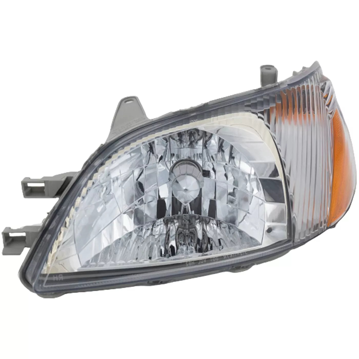 Fits 2000 2001 2002 Toyota Echo Set Headlight Assembly - Left Right Side Halogen With Bulb