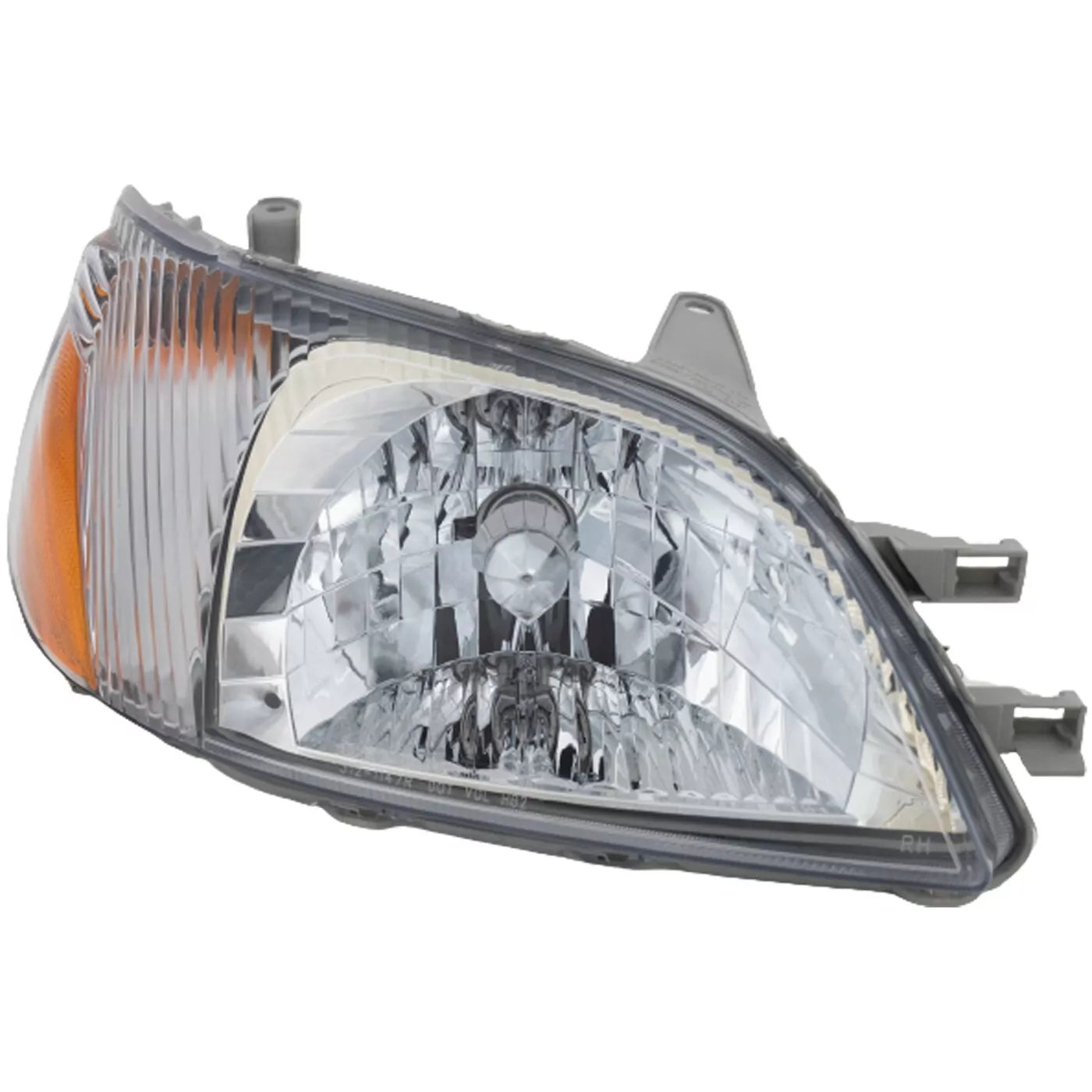 Fits 2000 2001 2002 Toyota Echo Set Headlight Assembly - Left Right Side Halogen With Bulb