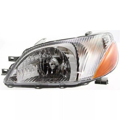 Fits 2000 2001 2002 Toyota Echo Set Headlight Assembly - Left Right Side Halogen With Bulb