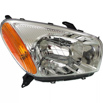 Fits 2001-2003 Toyota RAV4 Set Headlight Assembly - Left Right Side Halogen