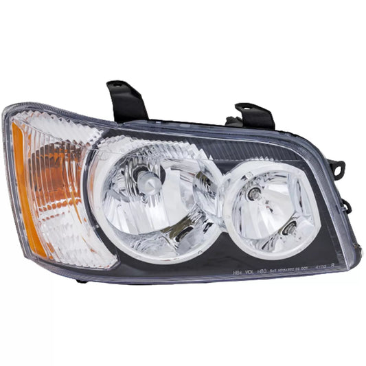 Fits 2001 2002 2003 Toyota Highlander Limited Headlight - Halogen Right Side With Bulb